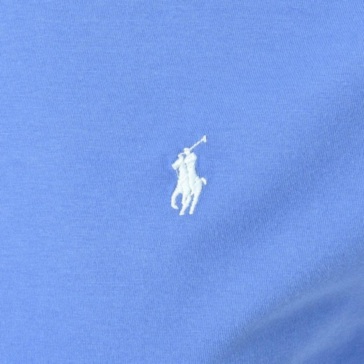 Ralph Lauren Logo Blue Classic T-Shirt – Retro Designer Wear