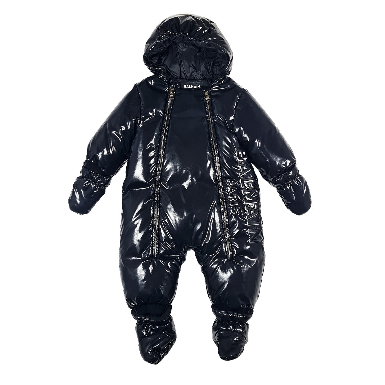 Balmain Baby Puffer Jumpsuit – Retro Designer Wear