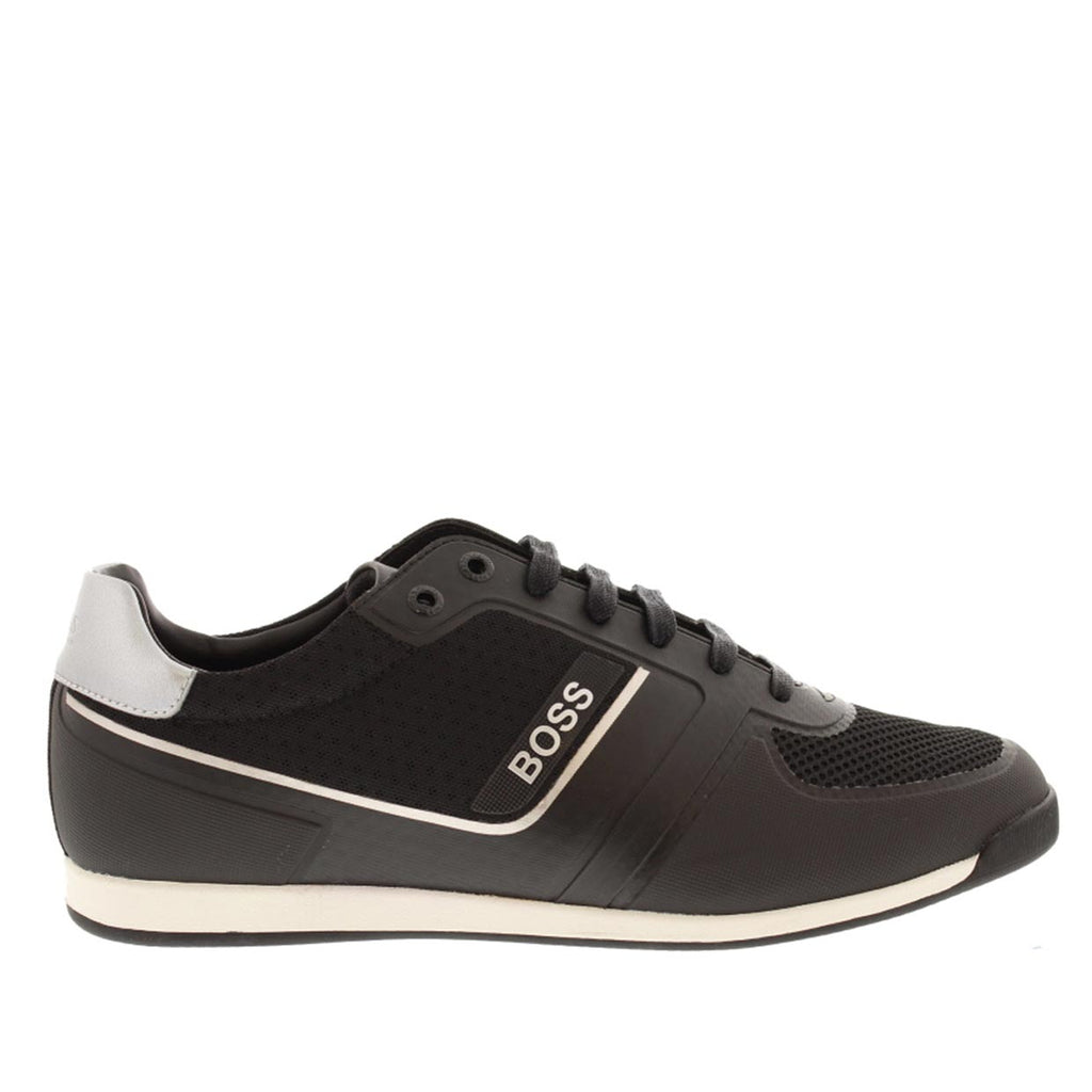 Boss Black Thermo-bonded Details Trainers – Retro Designer Wear