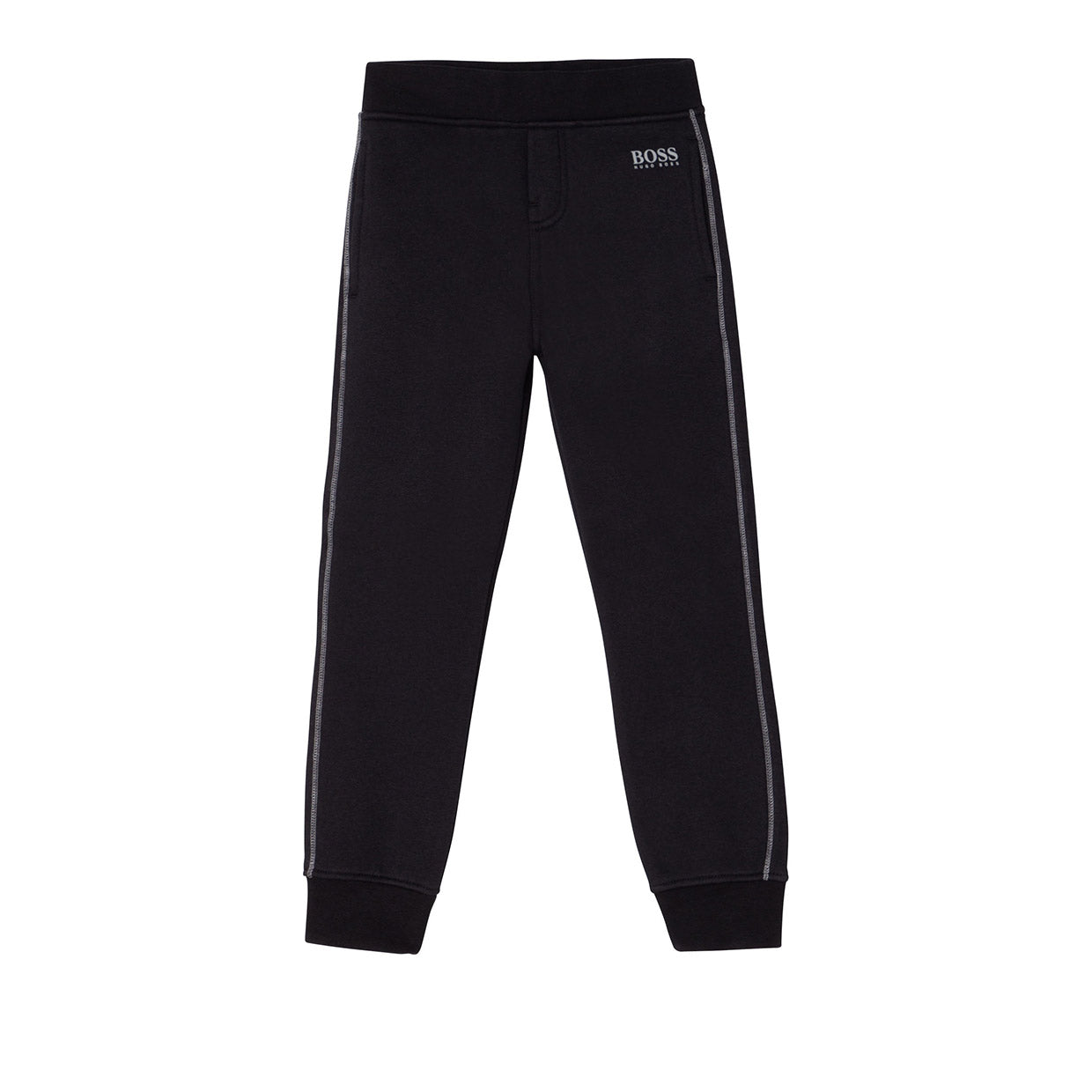 MSGM - Teen Girls Black Cotton Wide Leg Joggers