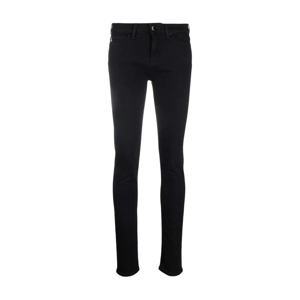 Love Moschino Black Logo Skinny Denim Jeans – Retro Designer Wear