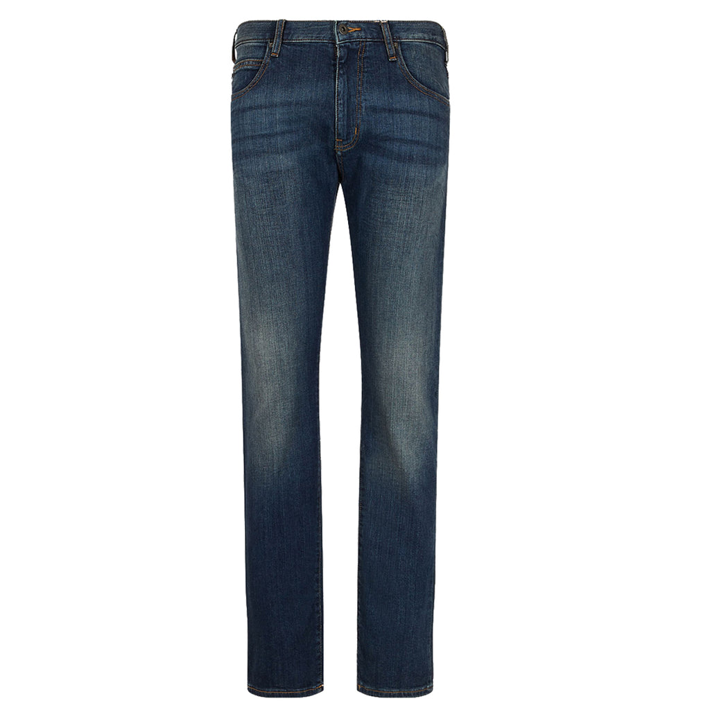 emporio armani j45 regular fit jeans blue