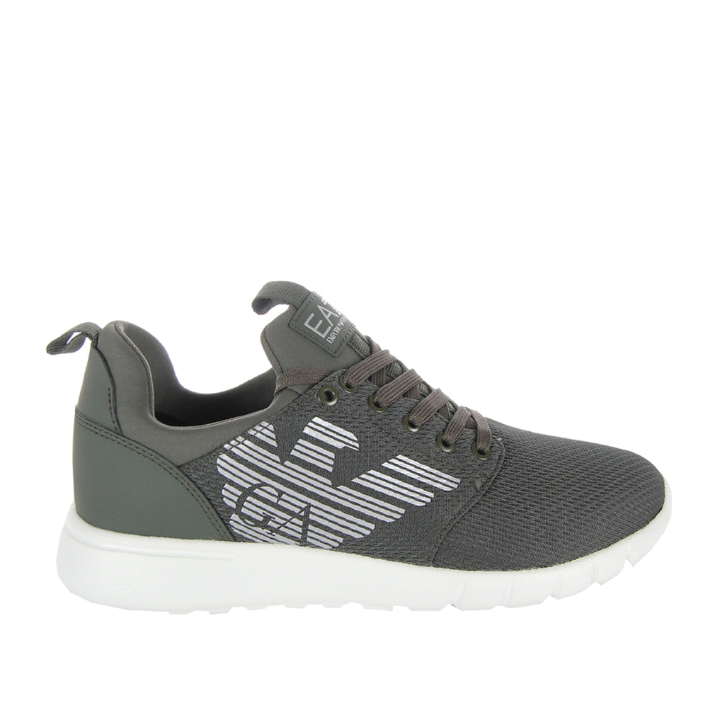 ea7 simple racer trainers black