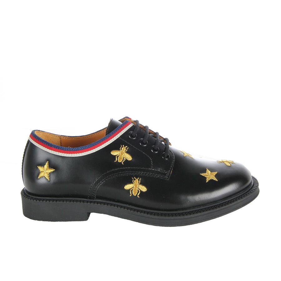 Gucci Kids Bees & Stars Black Shoes – Retro Designer Wear