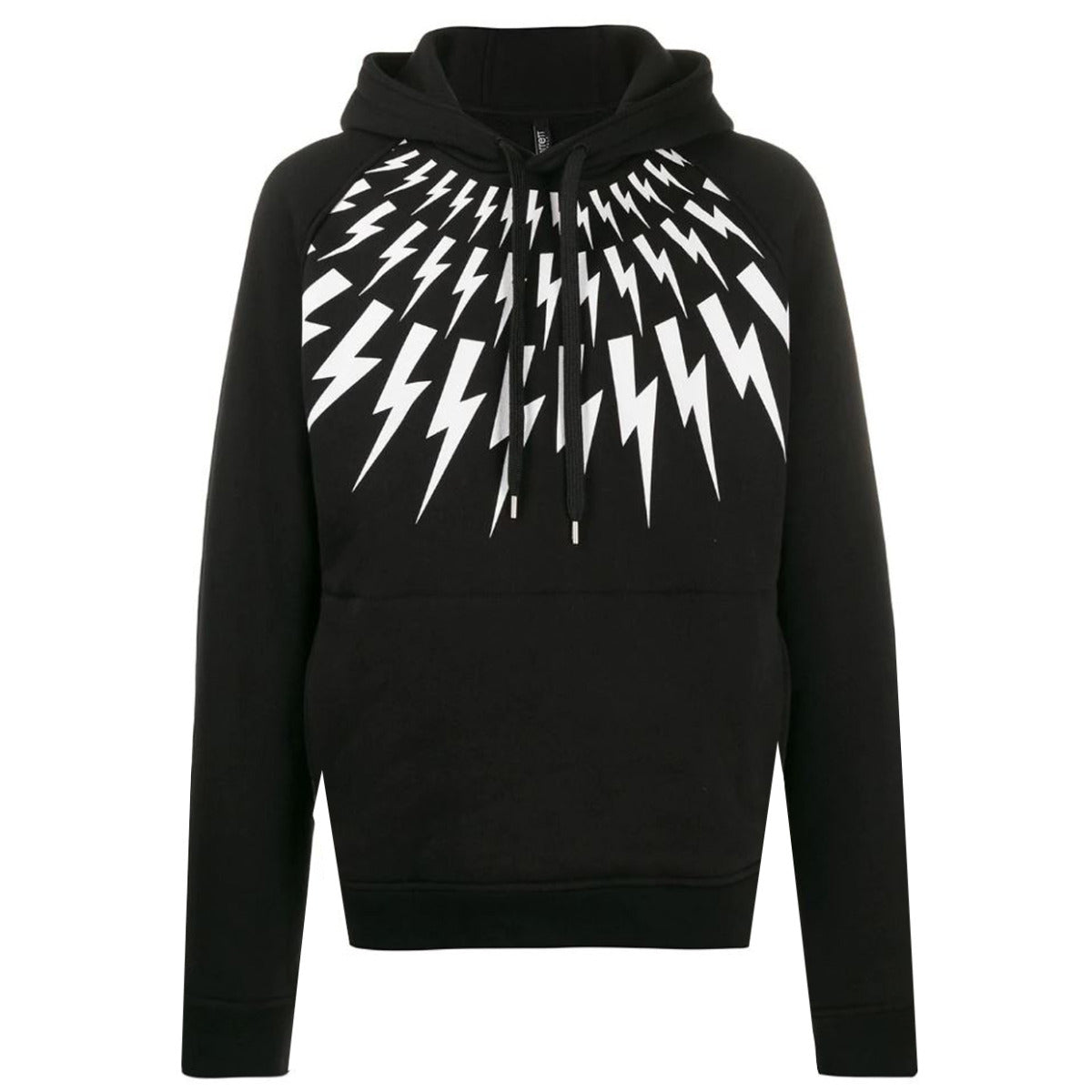 Neil Barrett Mens Black Lightning Bolt Jumper Sweatshirt - Medium