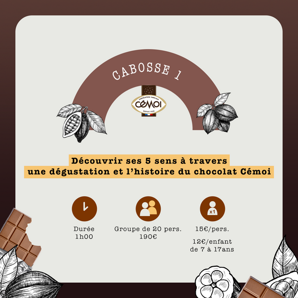 Atelier cabosse chocolat Boutique Cémoi