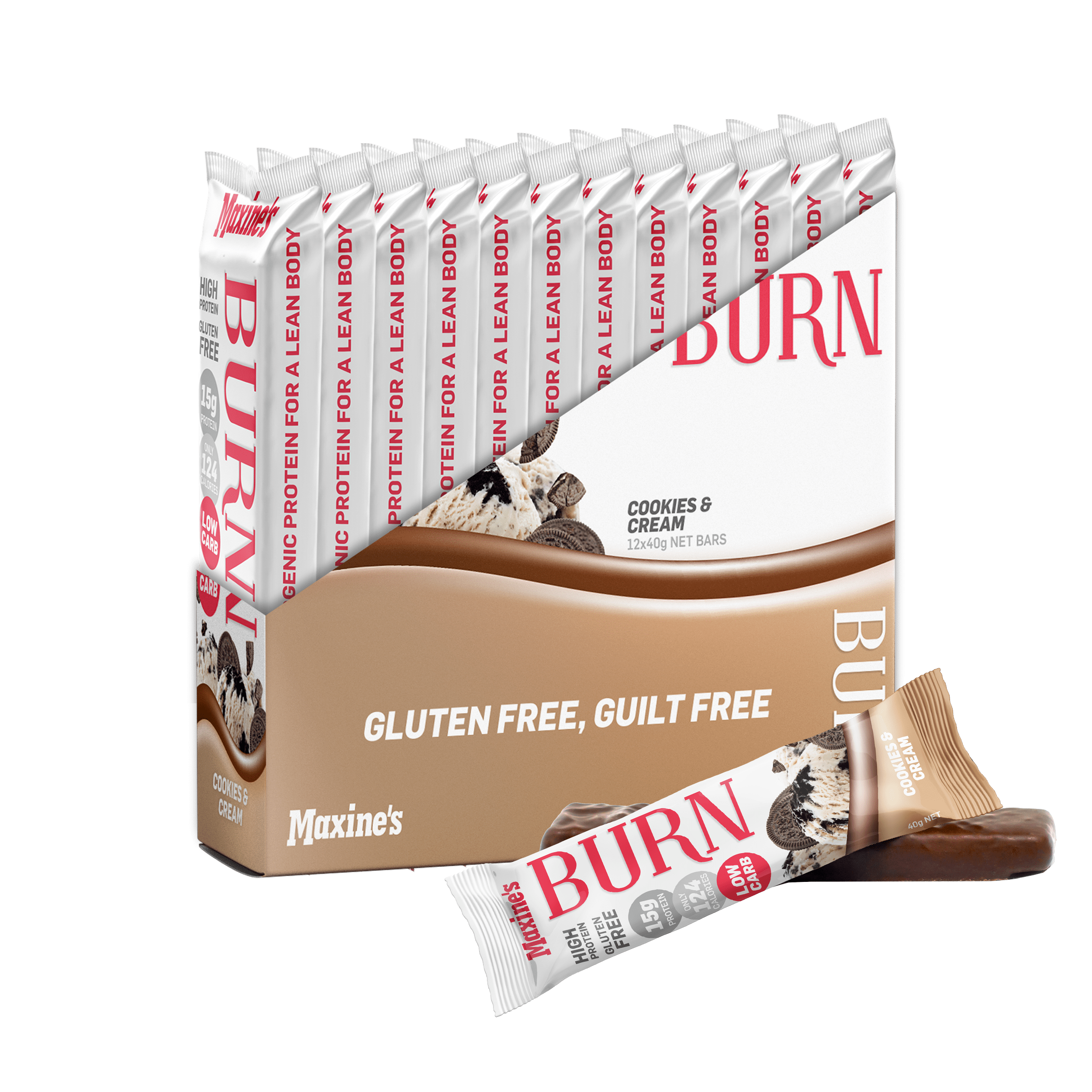 Maxines Burn Bars High Protein Fat Burning Snack Maxines Burn Official™ 0422