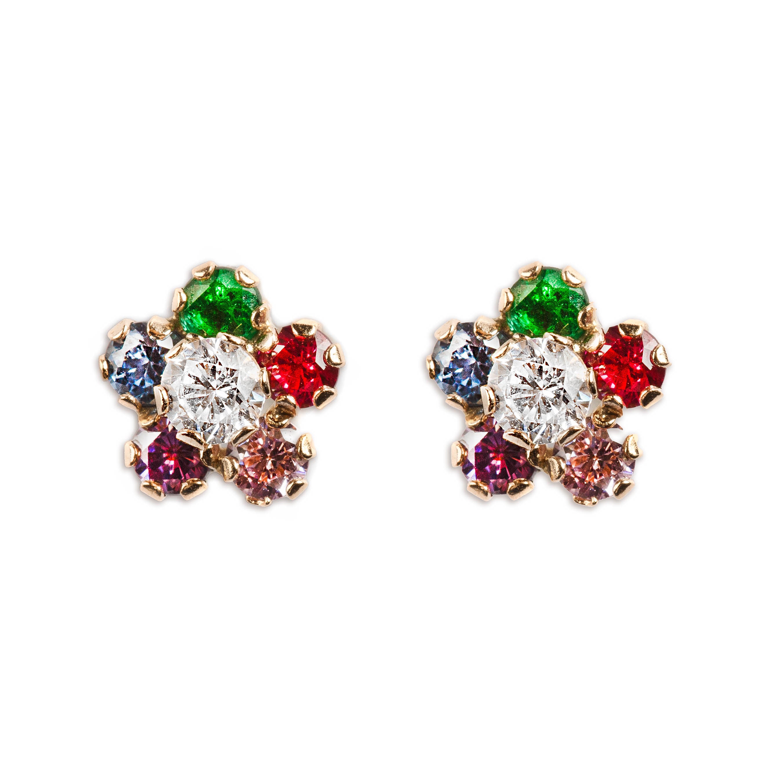 Cute opal flower earrings – Victorious