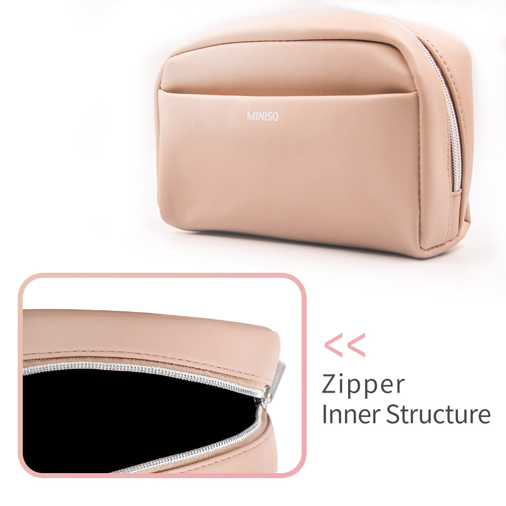  MINISO  Large Fashionable Cosmetic Bag Portable Makeup 