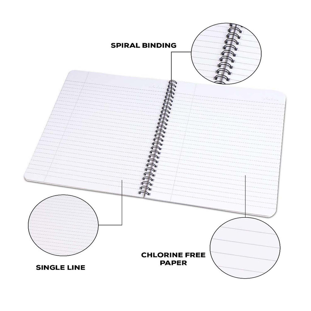 Classmate Soft Cover Pulse 6 Subject Spiral Binding Notebook – Chirukaanuka
