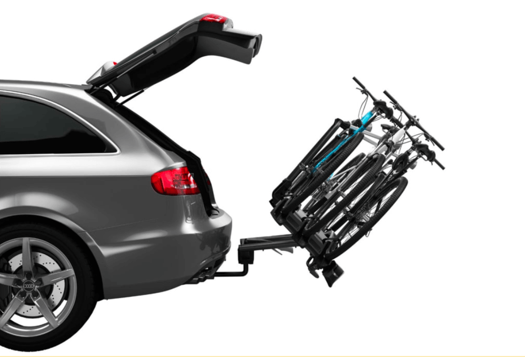 Tilting Bike Rack for car