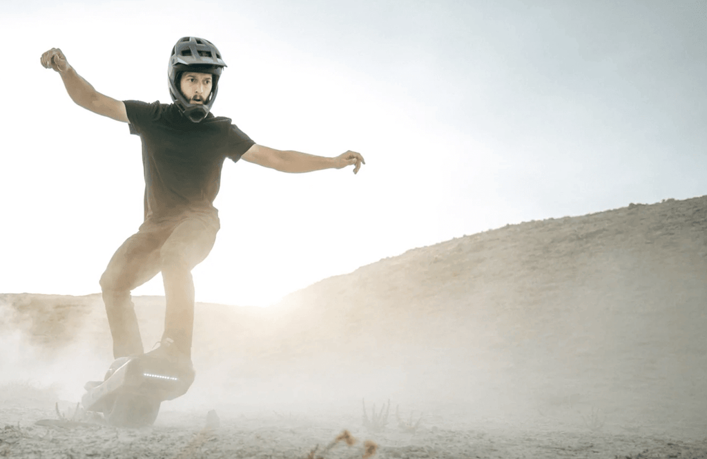 OneWheel GT on rough terrain