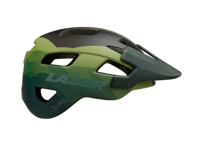 olive green mountain bike helmet