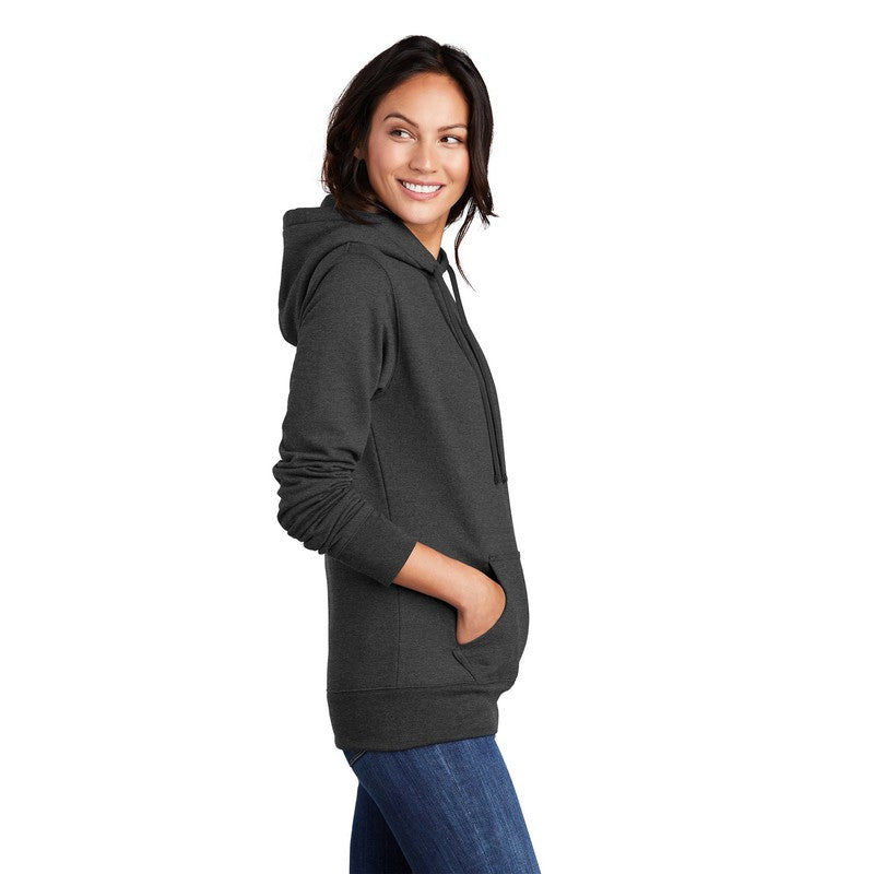 Port & Company ® Ladies Core Fleece Pullover Hooded Sweatshirt - Dark ...