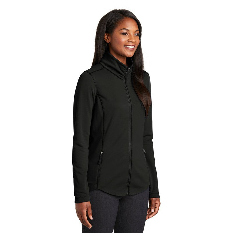 Port Authority ® Ladies Collective Smooth Fleece Jacket - Deep Black ...