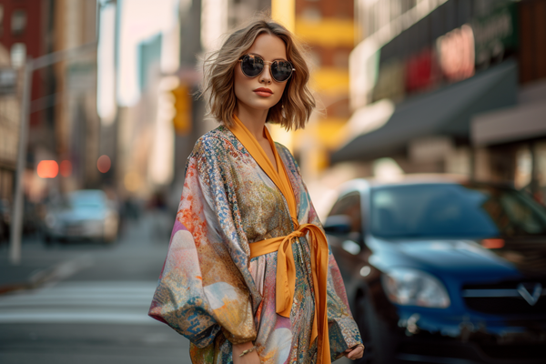 moderner Kimono