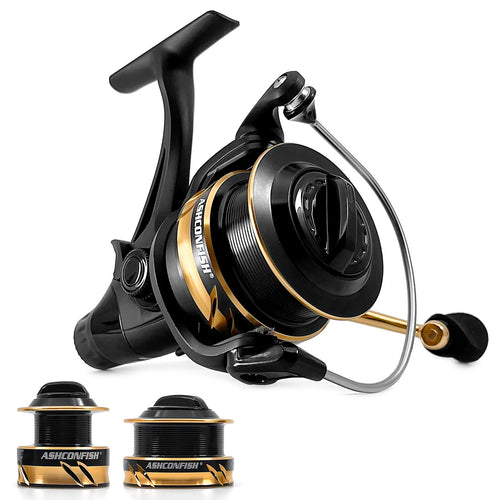 Double Brake Design Fishing Reel 8KG Max Drag 4BB 4000-5000H CNC Alumi –  Ashconfish Fishing Tackle