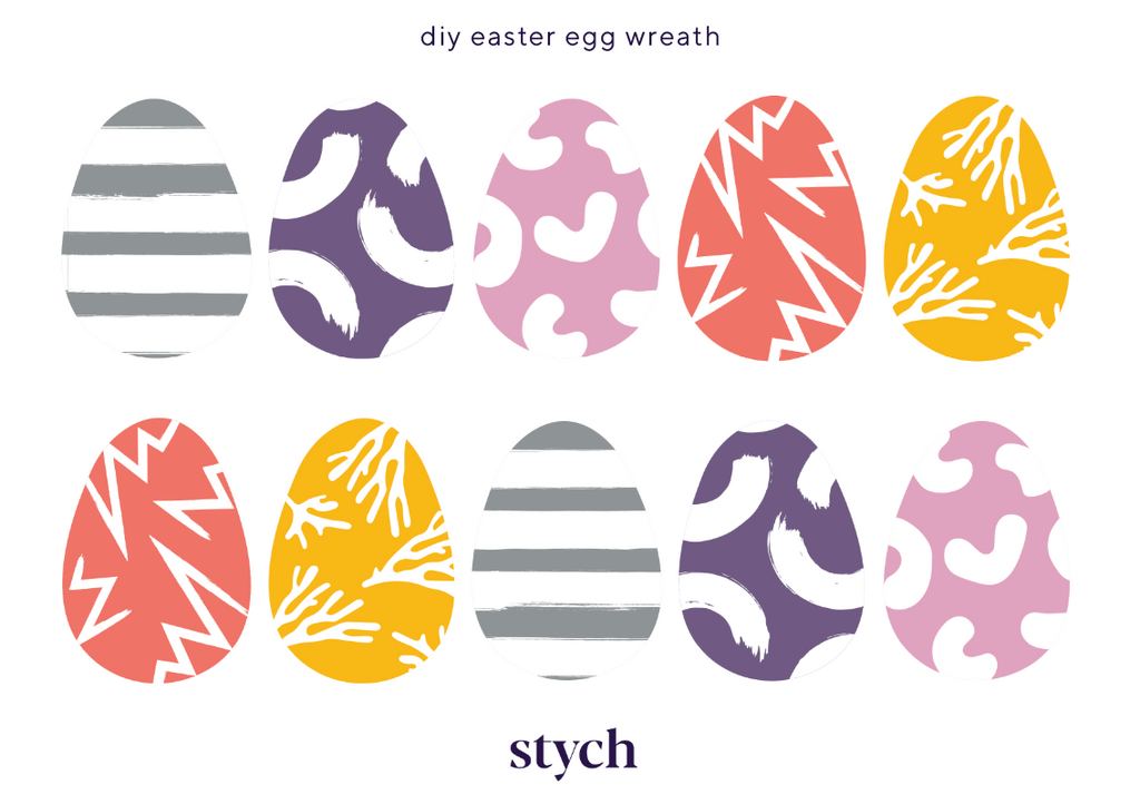 stych do-it-yourself easter wreath making