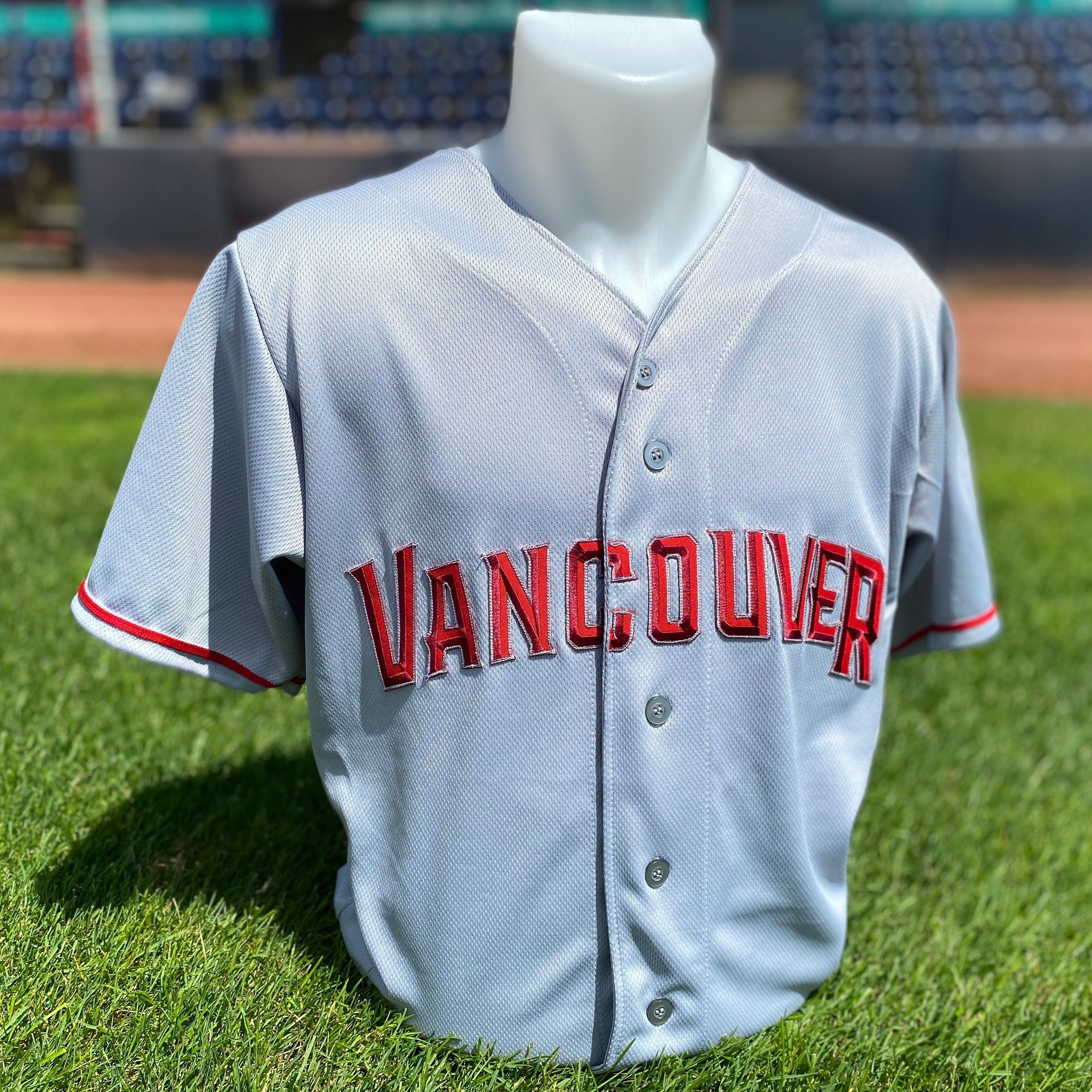 Vancouver Canadians Jersey Road Grey