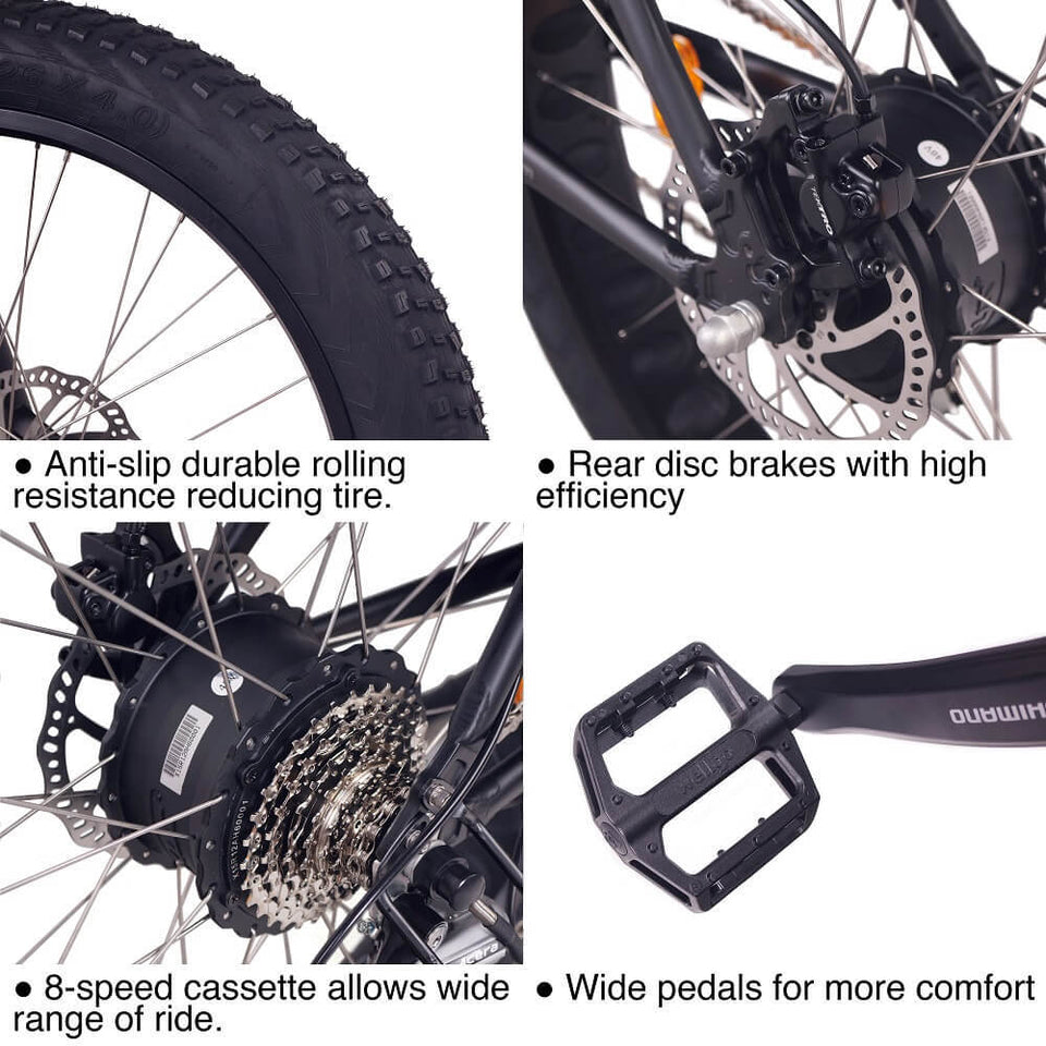 ncm aspen plus electric fat tire bike