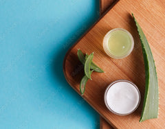 Coconut oil and aloe vera DIY