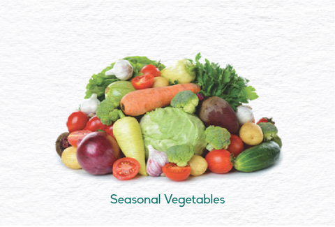 seasonal vegetables