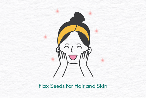 Flax seeds for hair and skin