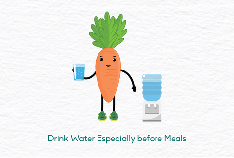 Drink water before meals