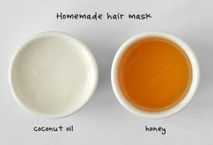 Honey and Coconut Oil for Hair