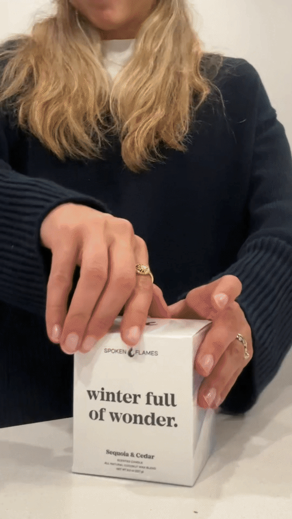 Winter Full of Wonder Candle Unboxing