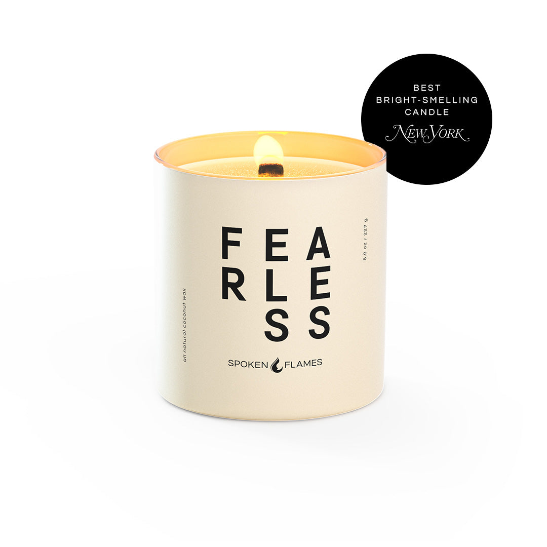 Fearless Candle Spoken Flames