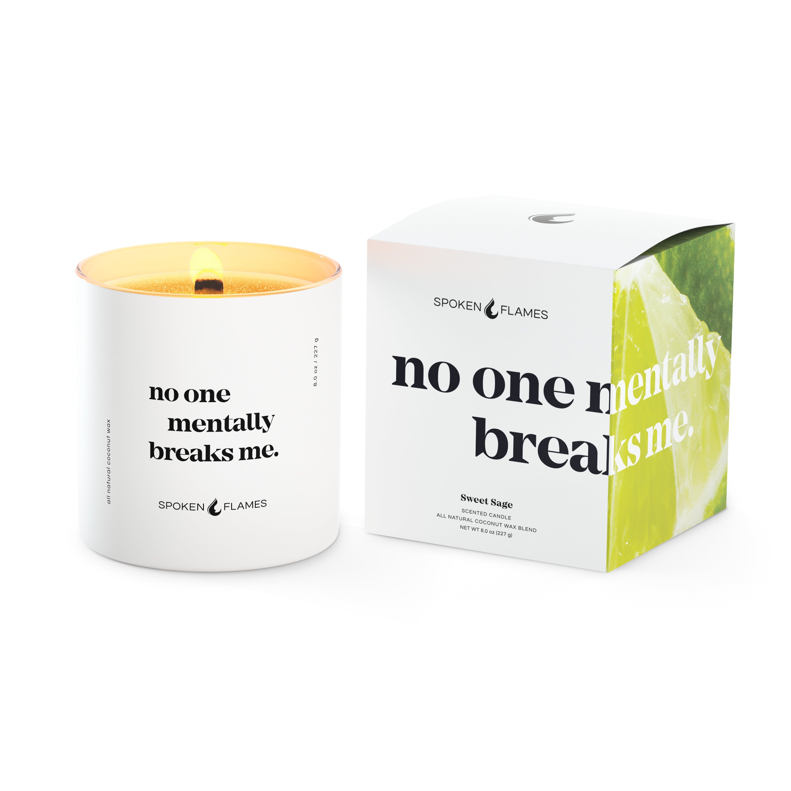 Affirmation candle
