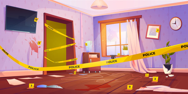 murder mystery crime scene investigation