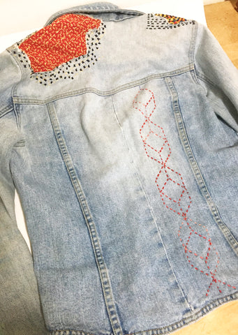 sashiko jean jacket