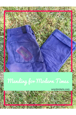 Visible Mending on Clothing