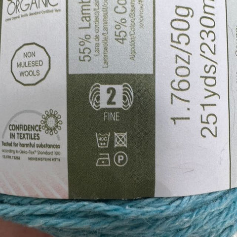 yarn label example