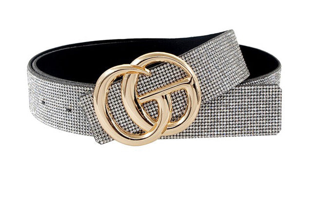 gucci belt sparkle