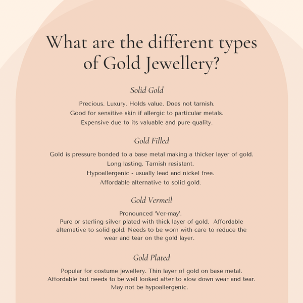 Differences between Gold Jewellery