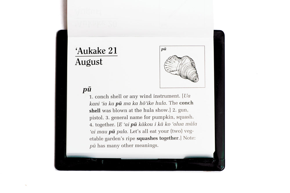 Hawaiian Word a Day Calendar Bess Press