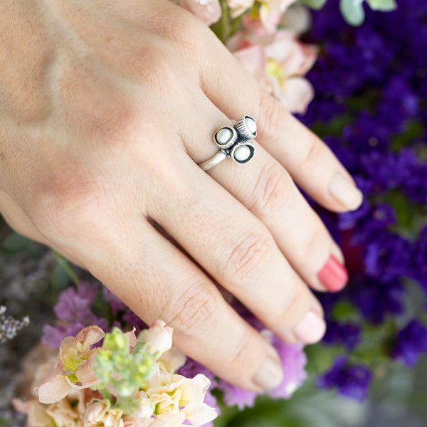 a flower ring | beautiful for Christmas