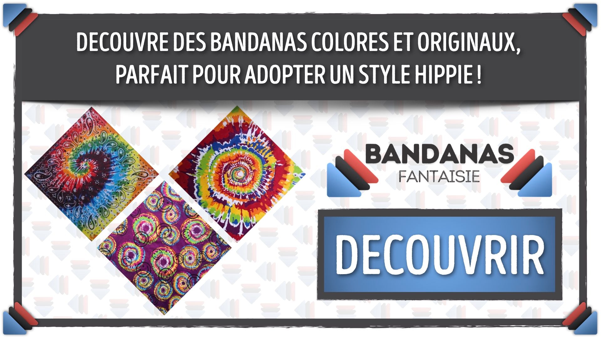 bandanas colorés