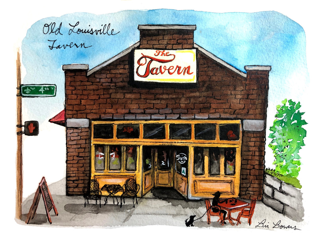 Epic Louisville Watercolor Print – Bri Bowers