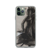 Authentic Nigerian Art - Nigerian Paintings - African Paintings - One Dance iPhone Case