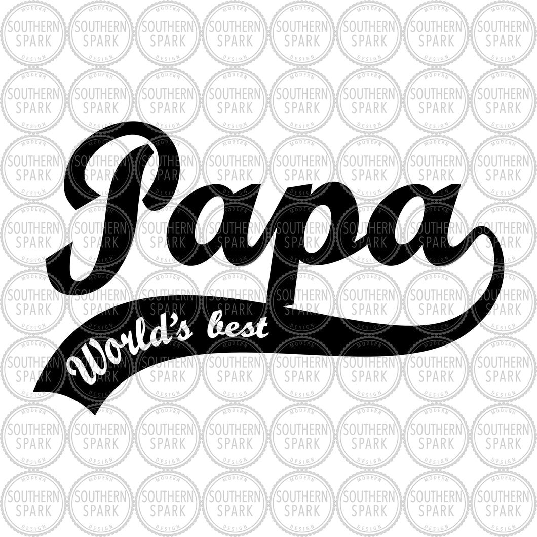 Download Father S Day Svg Papa Svg Papa World S Best Svg Grandfather Cu Southern Spark Design