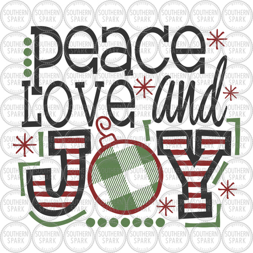 Joy Christmas SVG Single line Design