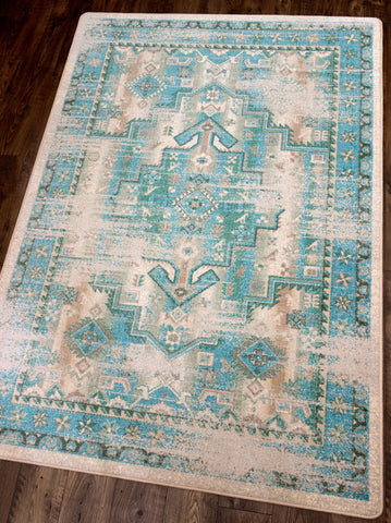 Rustic Turquoise Rug