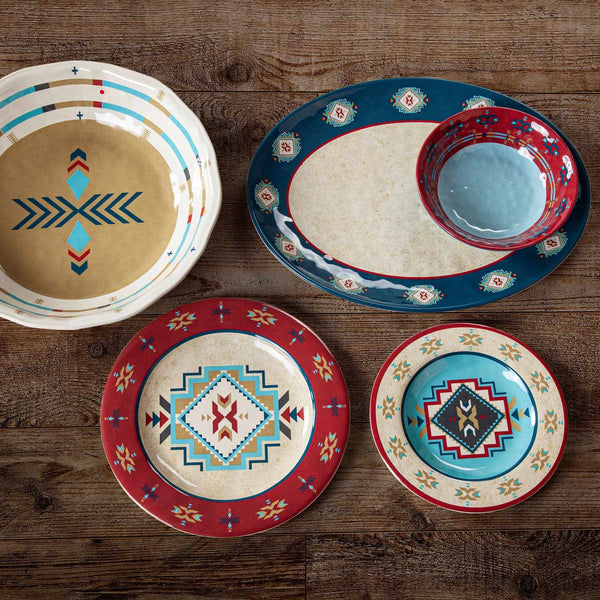 Ranch Life Western Dinnerware Set & Serving Dishes