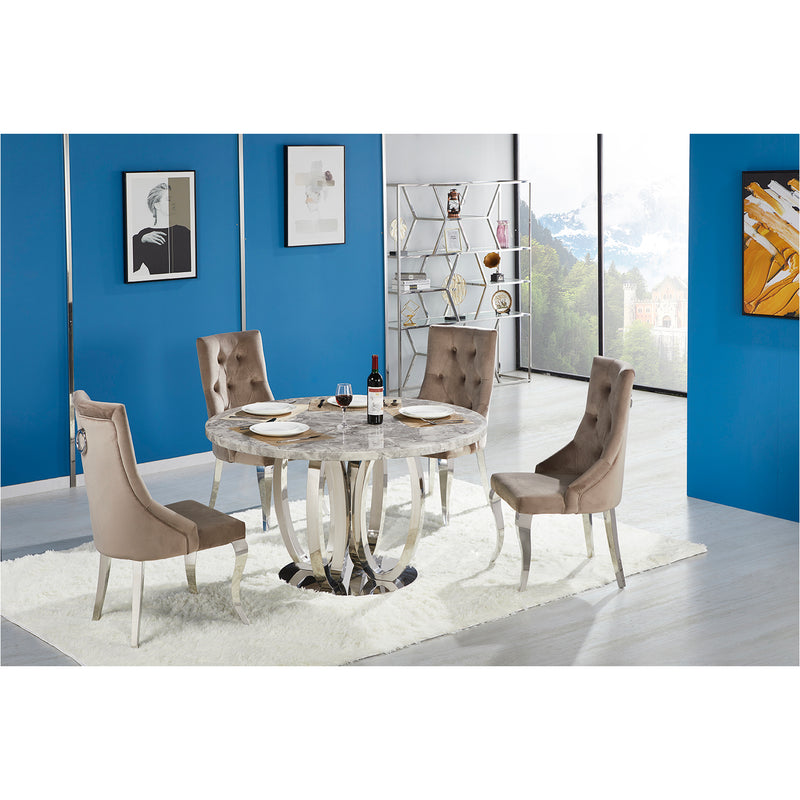 dining set stainless steel