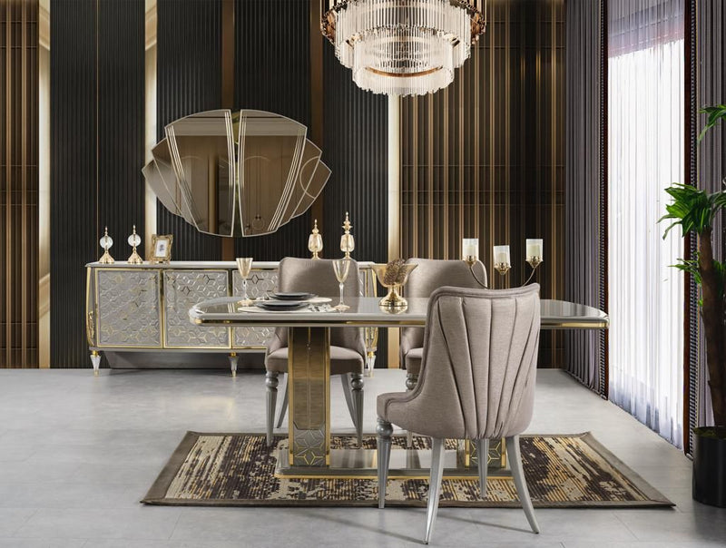 cream modern dining chairs