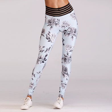 floral print workout leggings